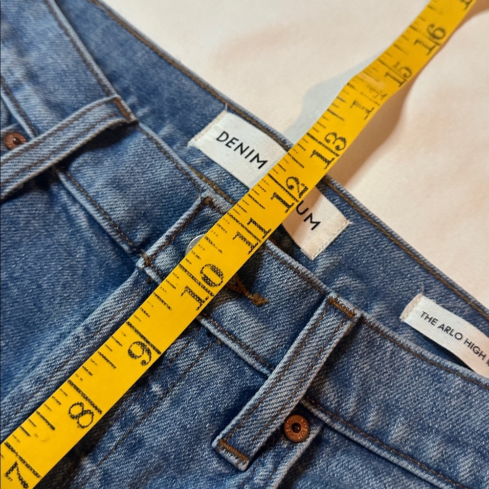 Denim Forum The Arlo Hi-Rise Straight Jean Size 26 - Picture 13 of 14